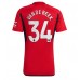 Manchester United Donny van de Beek #34 Replika Hemma matchkläder 2023-24 Korta ärmar